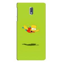 Чехол с Симпсонами для Nokia 3 (VPrint) (Барт Симпсон)