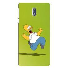 Чехол с Симпсонами для Nokia 3 (VPrint) (Гомер Симпсон)