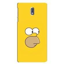 Чехол с Симпсонами для Nokia 3 (VPrint) (Гомер)