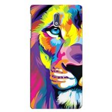 Чехол со Львом для Nokia 3 (VPrint) (Яркий Лев)