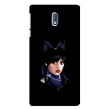 Чехлы Венсдей на Nokia 3 Уэнсдей (AlphaPrint) (серьезная Уэнздей)