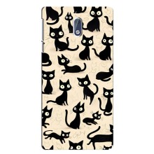 Чехол с рисунком кот на Nokia 3
