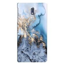 Мраморный чехол на Nokia 3 (VPrint) (Нежный мрамор)