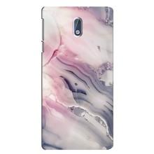 Мраморный чехол на Nokia 3 (VPrint) (Пурпурный Мрамор)