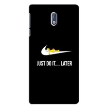 Силиконовый Чехол на Nokia 3 с картинкой Nike (Later)