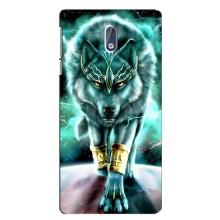 Защитные чехлы для Нокиа 3 (AlphaPrint) (ХИТ продаж) ВОЛК (Яркий волк)