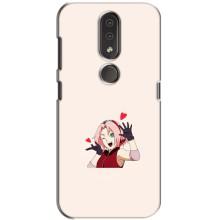Чехлы Персонажи Аниме Наруто для Nokia 4.2 (AlphaPrint)