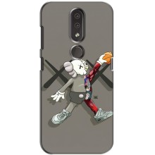 Чохли для Nokia 4.2 - Bearbrick Louis Vuitton (PREMIUMPrint) (Беарбрік Джордан)