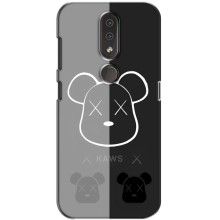 Чехлы для Nokia 4.2 - Bearbrick Louis Vuitton (PREMIUMPrint) (БеарБрик глаза)