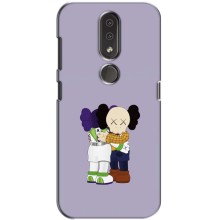 Чехлы для Nokia 4.2 - Bearbrick Louis Vuitton (PREMIUMPrint) (Дружба Беарбрик)