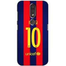 Чехлы Месси для Nokia 4.2 (AlphaPrint) (Messi Barca 10)