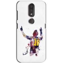 Чехлы Месси для Nokia 4.2 (AlphaPrint) (Messi Barca)