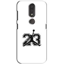 Чехлы для Nokia 4.2 - с картинкой JORDAN (AlphaPrint) – Jordan 23