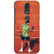 Чехлы с принтом Спортивная тематика для Nokia 4.2 (Алькарас Теннисист)