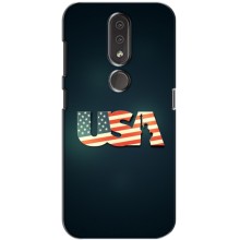 Чехол Флаг USA для Nokia 4.2 (USA)