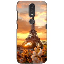 Чехол Эйфелева Башня для Nokia 4.2 - (AlphaPrint) (Солнечная башня)