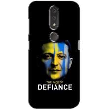 Чехол для Nokia 4.2 (AlphaPrint - с принтом Зеленского) – В. Зеленский