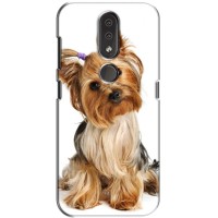 Чехол (ТПУ) Милые собачки для Nokia 4.2 (Собака Терьер)