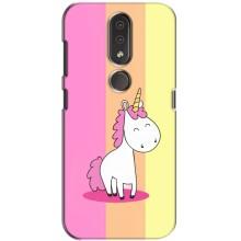 Чохол Unicorn на Nokia 4.2 (Яскравий Єдинорог)