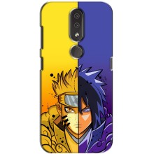 Купить Чехлы на телефон с принтом Anime для Нокиа 4.2 (Naruto Vs Sasuke)