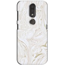 Мраморний чехол на Nokia 4.2 (VPrint) (Білий мрамор)