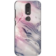 Мраморний чехол на Nokia 4.2 (VPrint) (Пурпурний Мрамор)