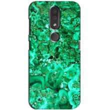 Мраморний чехол на Nokia 4.2 (VPrint) (Салатовий Мрамор)