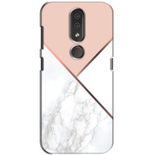 Мраморний чехол на Nokia 4.2 (VPrint) (Тройний мрамор)