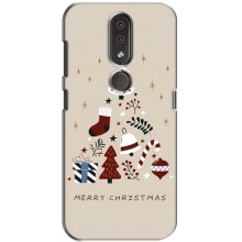 Різдвяні Чохли для Nokia 4.2 (VPrint) (Merry Christmas)