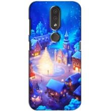 Рождественские Чехлы для Nokia 4.2 (VPrint) – Рождественский город