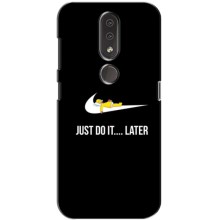 Силиконовый Чехол на Nokia 4.2 с картинкой Nike – Later