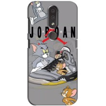Силиконовый Чехол Nike Air Jordan на Нокиа 4.2 – Air Jordan