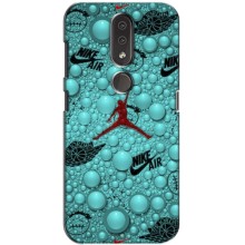 Силиконовый Чехол Nike Air Jordan на Нокиа 4.2 – Джордан Найк