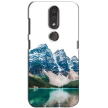 Силіконовий чохол з КАРТИНКАМИ літо для Nokia 4.2 (AlphaPrint) (Гори)