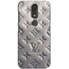 Текстурный Чехол Louis Vuitton для Нокиа 4.2 (Бежевый ЛВ)
