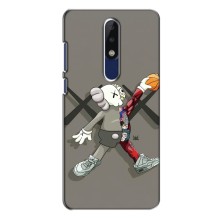 Чехлы для Nokia 5.1 Plus (X5) - Bearbrick Louis Vuitton (PREMIUMPrint) (Беарбрик Джордан)