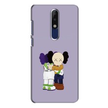 Чехлы для Nokia 5.1 Plus (X5) - Bearbrick Louis Vuitton (PREMIUMPrint) (Дружба Беарбрик)