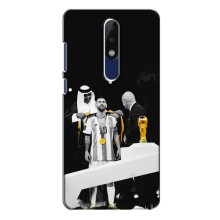 Чохли для Nokia 5.1 Plus (X5) (Leo чемпіон) (AlphaPrint) (Мессі коронований)