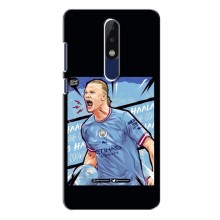 Чехлы с принтом для Nokia 5.1 Plus (X5) Футболист – гол Эрлинг Холланд
