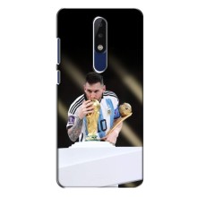 Чехлы Лео Месси Аргентина для Nokia 5.1 Plus (X5) (Кубок Мира)