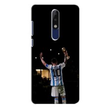 Чехлы Лео Месси Аргентина для Nokia 5.1 Plus (X5) (Лео Чемпион)