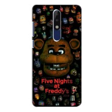 Чохли П'ять ночей з Фредді для Нокіа 5.1 Плюс – Freddy