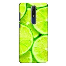 Чехлы с Фруктами для Nokia 5.1 Plus (X5) (VPrint) (Лайм)