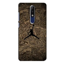 Чохли для Nokia 5.1 Plus (X5) - з картинкою JORDAN (AlphaPrint) (Logo Jordan)