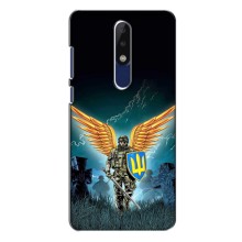 Чехлы с картинкой ЗСУ для Nokia 5.1 Plus (X5) (AlphaPrint) (Солдат ЗСУ)