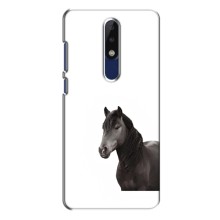 Чехлы с Лошадью дляNokia 5.1 Plus (X5) (VPrint) (Черный Конь)