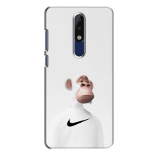 Чехлы с Обезьянами NFT для Nokia 5.1 Plus (X5) (AlphaPrint) (обезьяна NFT Nike)