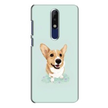 Чехлы с собаками для Nokia 5.1 Plus (X5) (VPrint) (Корги)