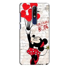 Чехол Disney Mouse Nokia 5.1 Plus (X5) (PREMIUMPrint) (Heart Minni)