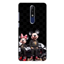 Чехол Disney Mouse Nokia 5.1 Plus (X5) (PREMIUMPrint) (Семья Маусов)